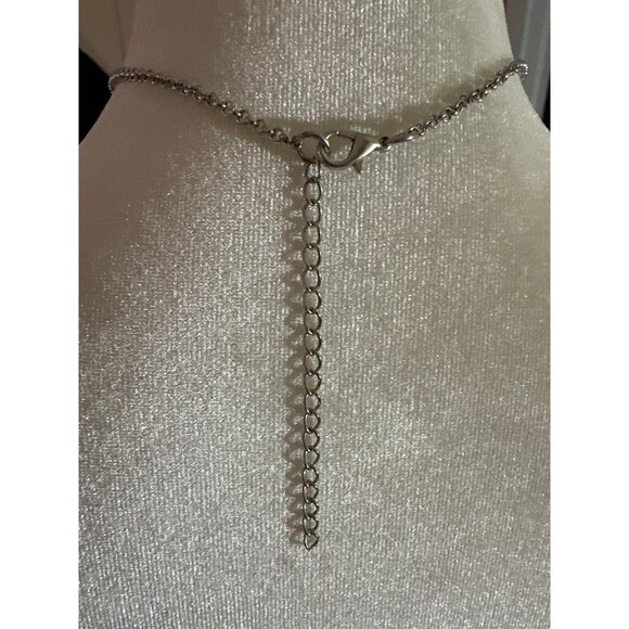 Big Sis Gift Eiffel Tower Pendant Necklace Paris France Heart Silver Chain - Picture 6 of 8